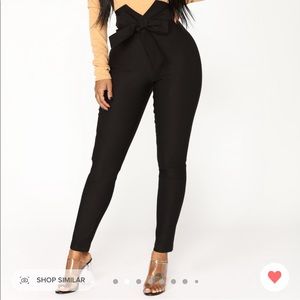 Knot Your Girl Pants - Black Fashion Nova
